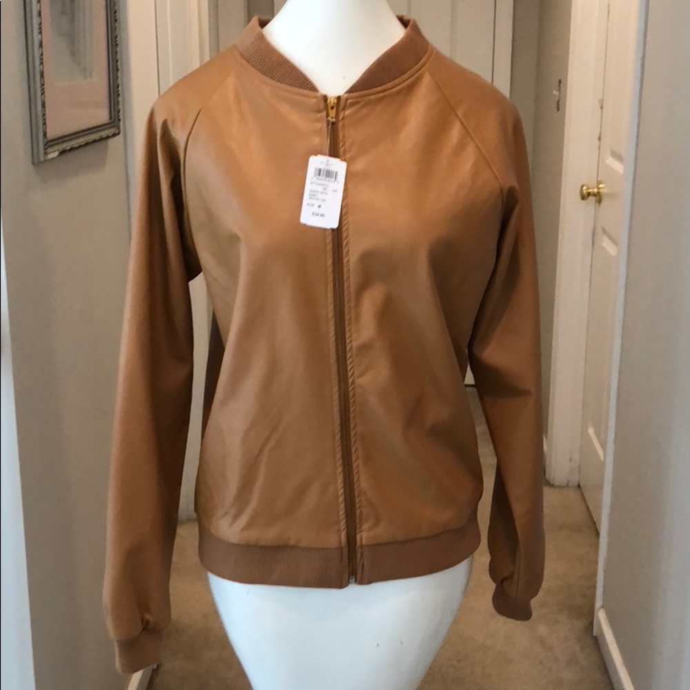 Pleather jacket size Medium